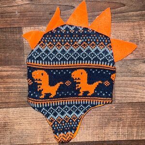 Orange and Gray Kids Hat